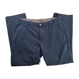 ADIDAS Ultimate 365 Golf Pants 34x30 Men's Navy Blue Flat Front Stretch HA9138